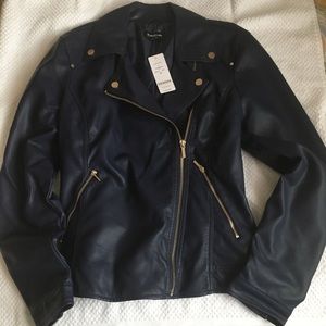 Bebe faux leather moto jacket